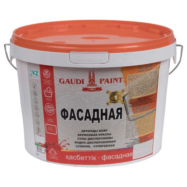 Краска фасадная Гауди "Фасадная"  25 кг Краска фасадная Гауди "Фасадная"  25 кг
