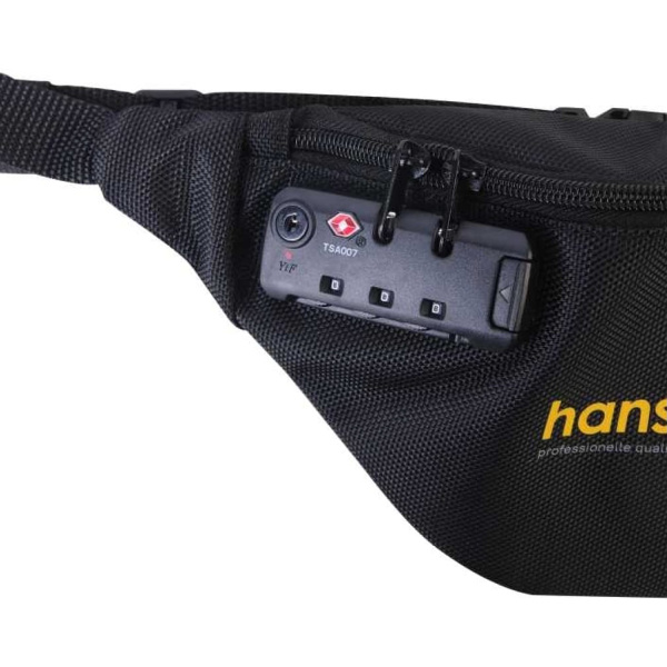 Сумка поясная Hanskonner HKWB0001 2 отделения, 360мм x 150мм x 70мм, кодовый замок