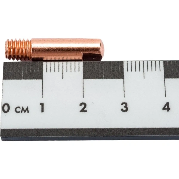 Наконечник контактный Ф 0.8 мм M6х25 мм E-Cu (набор 5 шт) SOLARIS, арт.WA-3475