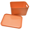 Корзина для хранения Handy Home Оптима 32,5х24,5х20 оранжевый