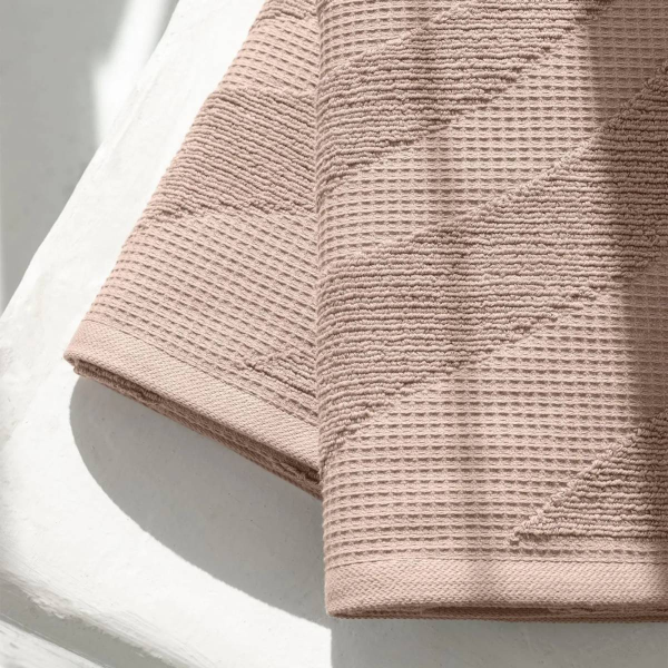 Полотенце Verossa Wave Texture 70х140 см 480г/м2 молочный шоколад 797265