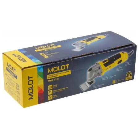 Инструмент многофункциональный  (реноватор) MOLOT MSM 3125 в кор. 250 Вт, 15000 - 22000 об/мин., арт
