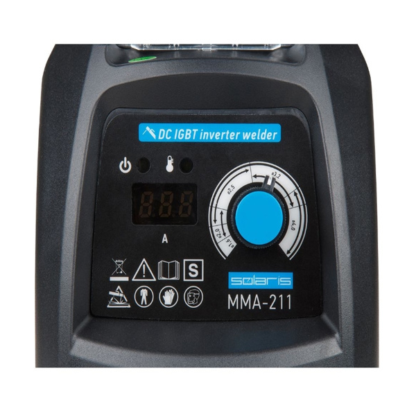 Инвертор сварочный SOLARIS MMA-211 Инвертор сварочный SOLARIS MMA-211
