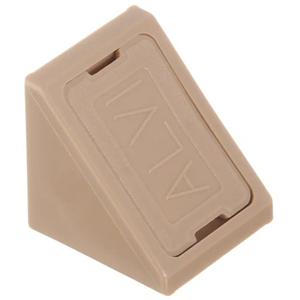 Уголки мебельные пл. с шур. (орех 6 шт)