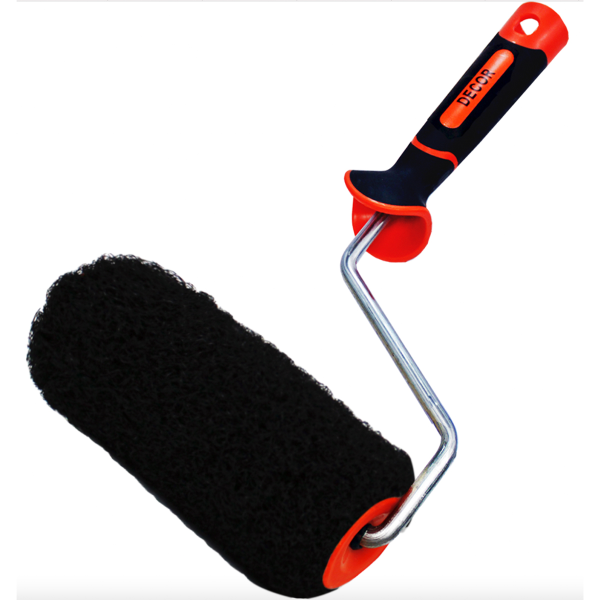 Валик 100 мм, d50 мм, ручка 8 мм, ворс 10 мм, для нанесения шпаклевки