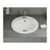 Раковина накладная Vitra S20 овальная 53 cм, c переливом, цвет белый (5468B003-0001)