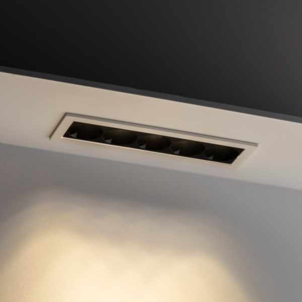 Св-к встраив-й, ARTIN, прямоугольный 148х45х55мм LED 10Вт 800Лм 4200К алюминий белый , Ritter 59996 