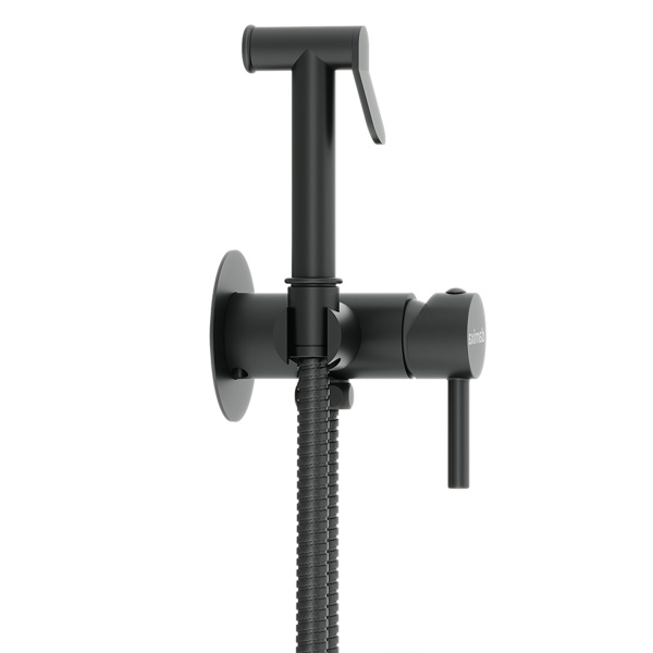 Смеситель Damixa 217000000 Option монтируемый в стену, черный,