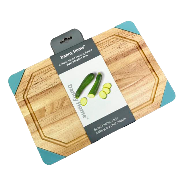 Доска разделочная DH 30х20х1,8 см бамбук/силикон DH0267