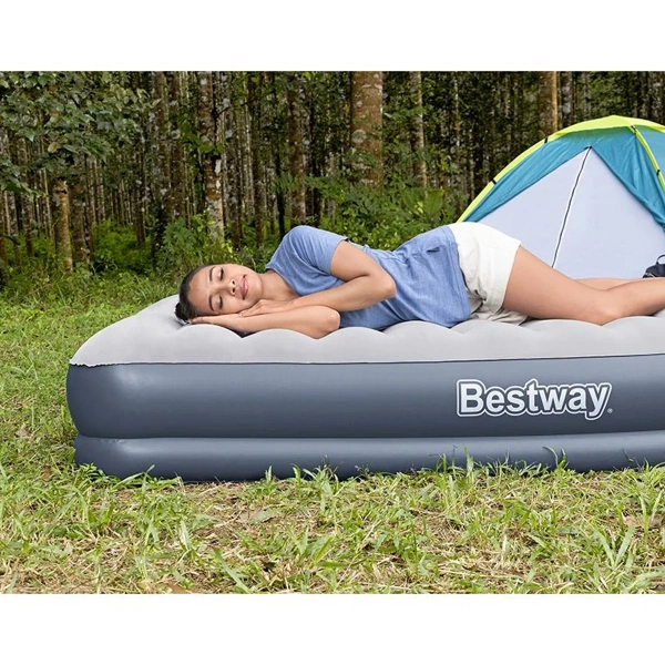 Кровать надувная Bestway Tritech 203х152х36 см со встроенный электронасосом 6716T
