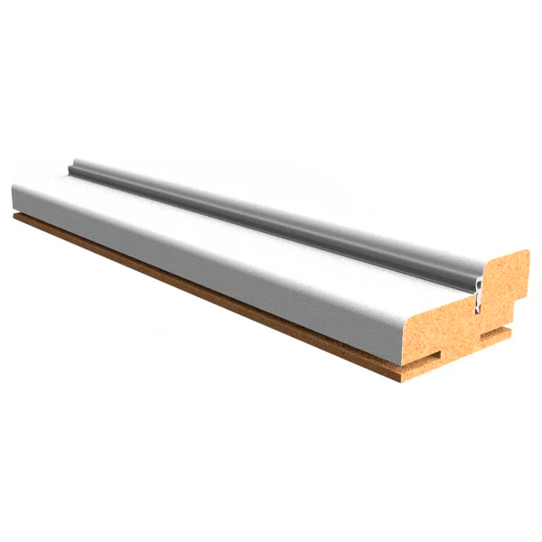 Коробочный брус ПВХ белоснежная шагрень 26*70 с упл.