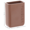 Стакан для зубных щеток Tendance ENGRAVED MOCHA 61210164