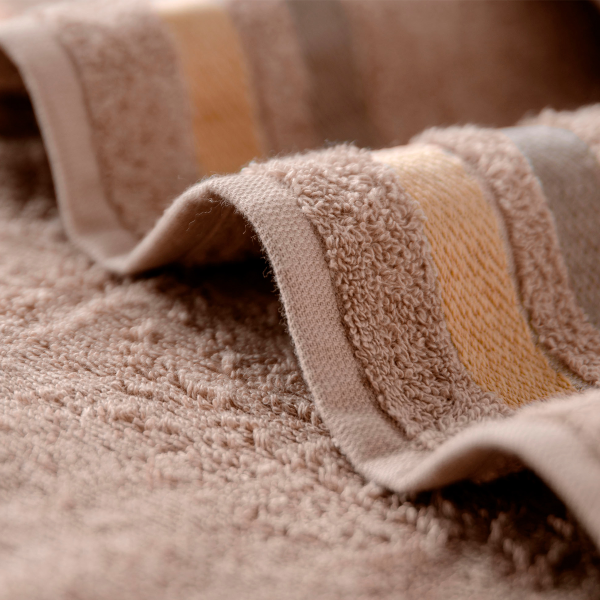 Полотенце Самойловский Текстиль Исландия 100х150 см мокко бордюр