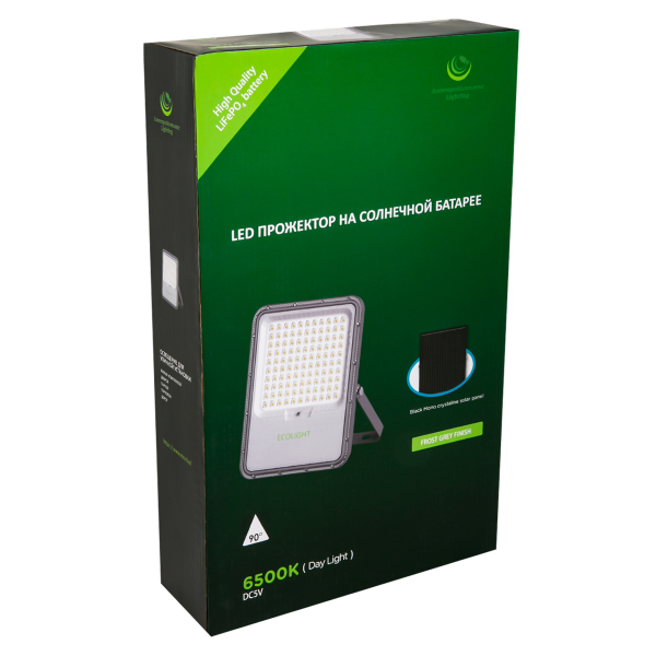 Прожектор LED ZDLS3021_150W_65K на солнечной батарее