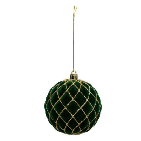 Набор елочных украшений Feeric Бархат 8 см 9 шт 198551