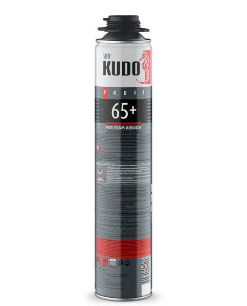 Пена KUDO полиуретановая монтажная PROFF 65+ ARKTIKA Пена KUDO полиуретановая монтажная PROFF 65+ ARKTIKA