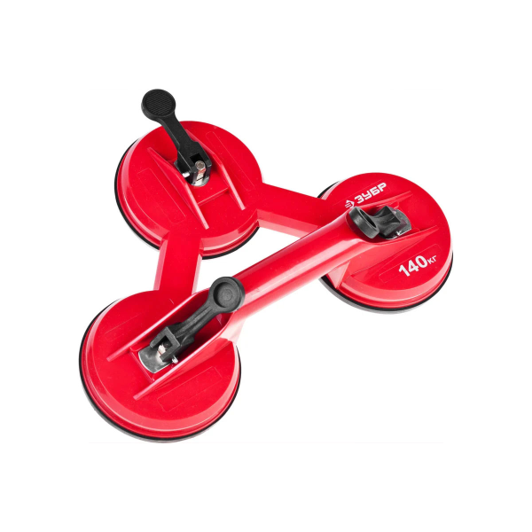 Стеклодомкрат ЗУБР "Мастер" пластмассовый, тройной, 140кг