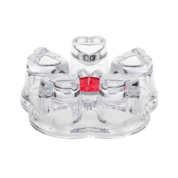 Подставка-подогреватель TimA для чайника из боросиликатного стекла большая 14см