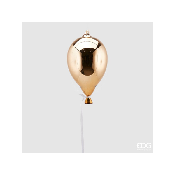 Украшение подвесное EDG Воздушный шарик 12 см золото 683841.130