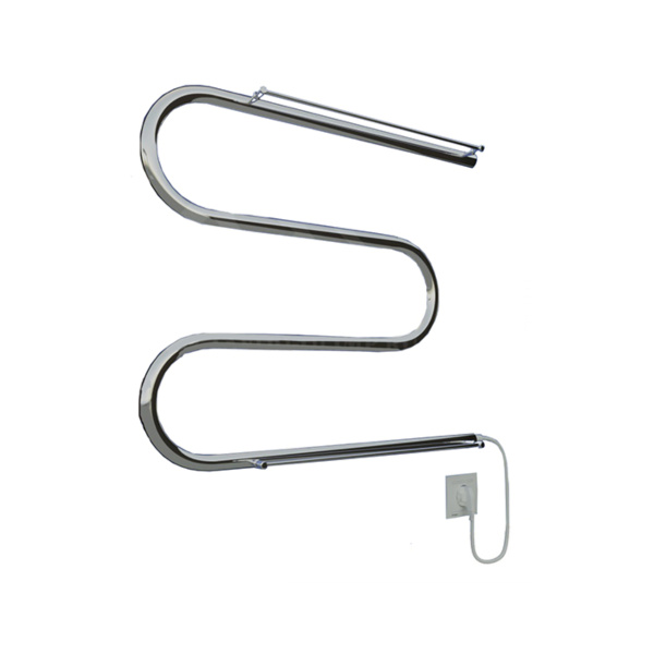 Полотенцесушитель Олимп М-образный с полочкой 600*500 1" прав. электрический