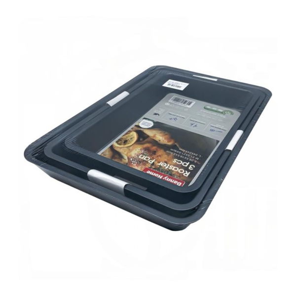 Набор противней DH 3шт. 37x25.5x1.6cm, 42x28.5x1.8cm, 47.5x32x2cm DHB83-3