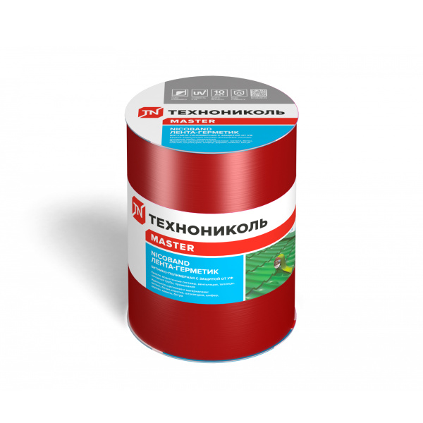 Лента-герметик NICOBAND красный 3м. x 15см Лента-герметик NICOBAND красный 3м. x 15см