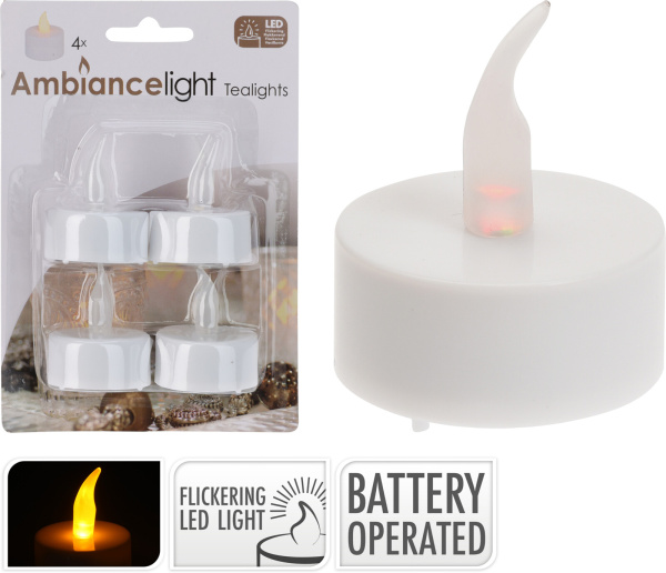 Набор из 4 чайных декоративных свечей AX5991200 К