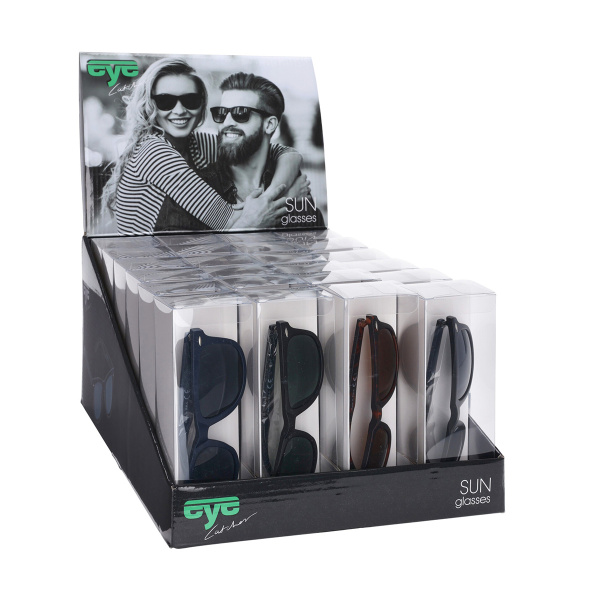 Очки солнцезащитные 4 цвета в ассорт. 255000150 К