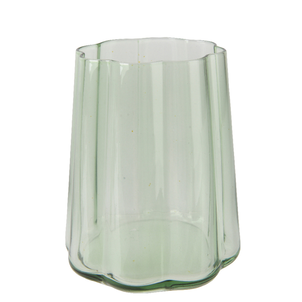 Стакан Spring in Bloom 9х11 см стекло зеленый Kmg