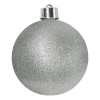 Шар елочный 20 см House of seasons серебро 1124651