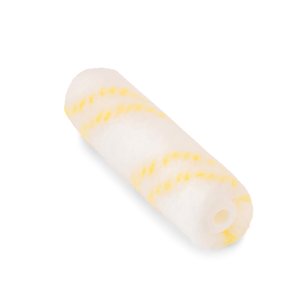 Валик 10 см, д.15мм, нейлон7, желтые полосы