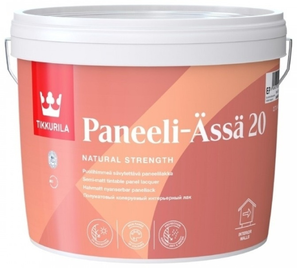 Лак панельный TIKKURILA PANEELI-ASSA EP мат. 0.9 л