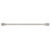 Карниз телескопический одинарный Luance  120-210 см D28 серебро 7634B12099
