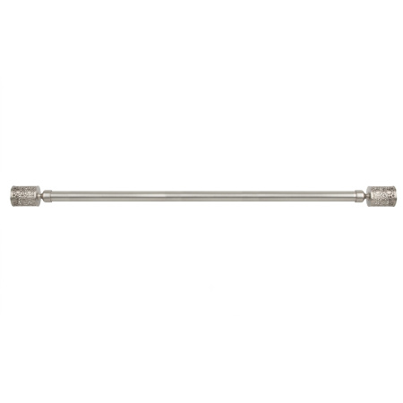 Карниз телескопический одинарный Luance  120-210 см D28 серебро 7634B12099