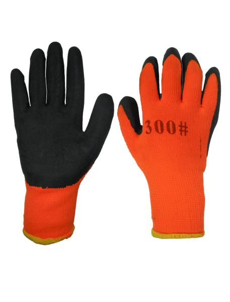 Перчатки # 300 с прорезиненной ладонью № 400