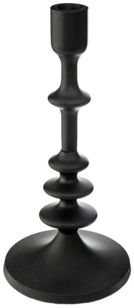 Подсвечник Atmosphera для конусной свечи 26 см черный 164217