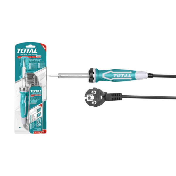 Паяльник TET1406 - "ТОТАL" 40Вт (PRO)