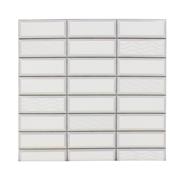 Панель ПВХ 0,3 самоклеящаяся серия "Эффект" плитка "Эстетика"4627198191356