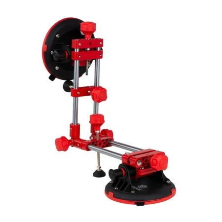 Присоска вакуумная угловая с датчиком давления (манометром) P625A, 200 мм, 140 кг, Shijing