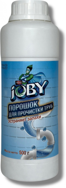 Порошок для прочистки труб JOBY 500гр Порошок для прочистки труб JOBY 500гр