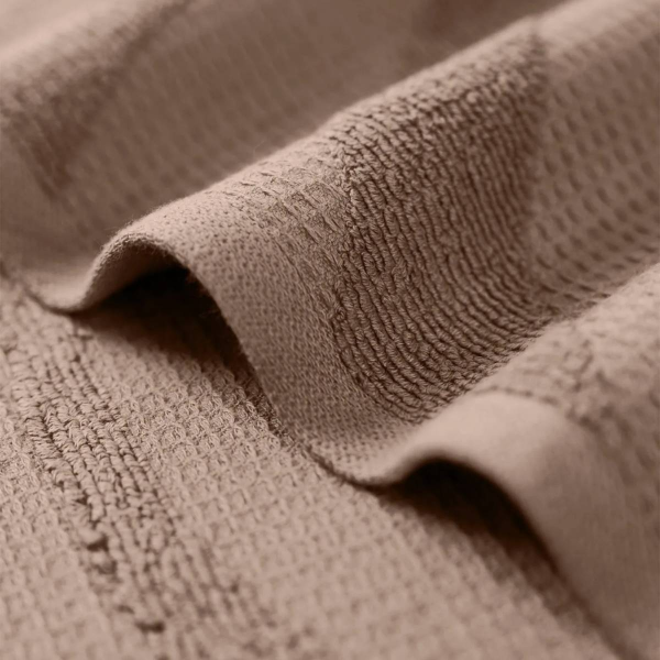 Полотенце Verossa Wave Texture 70х140 см 480г/м2 молочный шоколад 797265