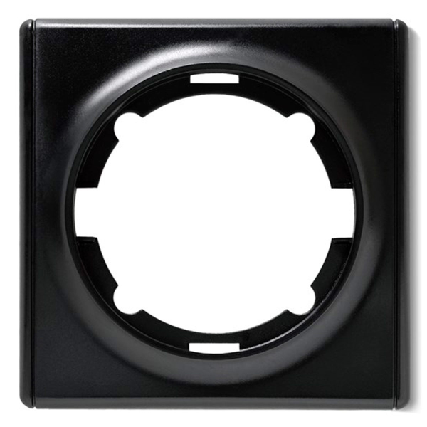 Рамка одинарная, цвет чёрный (серия Florence)