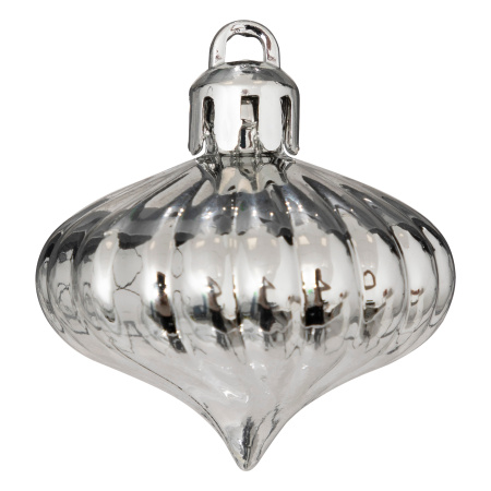 Набор елочный украшений Atmosphera 18 шт со звездой серебристо-белый 113044AB