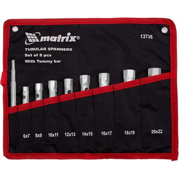 Набор ключей трубчатых торцевых 9 пр// MATRIX