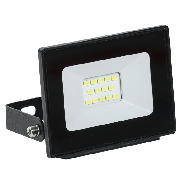 Прожектор СДО 06-10 светодиодный черный IP65 4000 K IEK LPDO601-10-40-K02