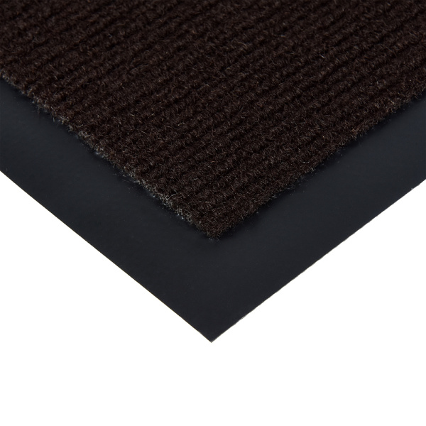 Коврик влаговпитывающий, ребристый “TRIP” 40*60 см "VORTEX" коричневый  / 15