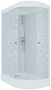 Душевая Кабина Triton Коралл 120*80 А лев., 1/4 круга, низ. подд., Белый, Мозаика, ДН4 (ПД16,КР14,ЗС