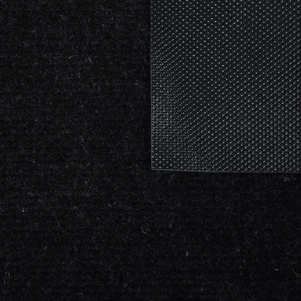 Коврик влаговпитывающий, ребристый “TRIP” 60*90 см "VORTEX", чёрный / 10