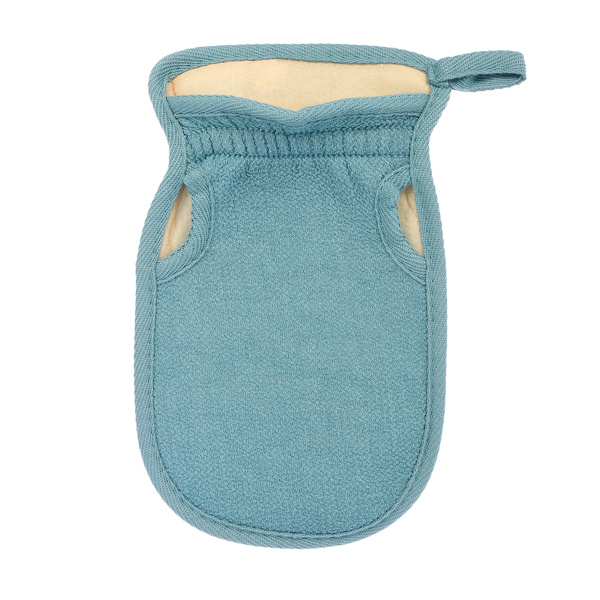 Мочалка Банные штучки, Королевский пилинг рукавица двусторонняя на резинке 13,5х23 см,, 3 цвета 4129