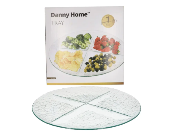 Менажница DH 4 деления 43х2 см стекло SD-036